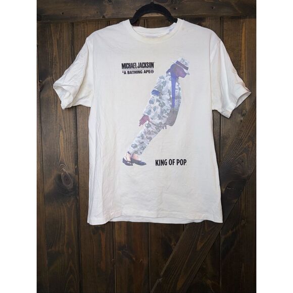 A Bathing Ape Bape Michael Jackson Graphic T-Shirt - Picture 1 of 10